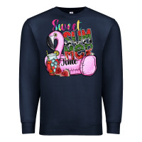 Navy sweet summer time Premium Sweatshirt - SublimationCraftShop
