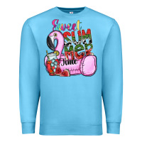 Ocean Blue sweet summer time Premium Sweatshirt - SublimationCraftShop