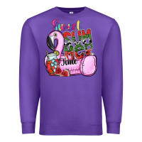 Purple sweet summer time Premium Sweatshirt - SublimationCraftShop