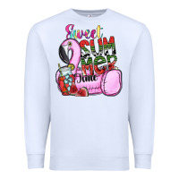 White sweet summer time Premium Sweatshirt - SublimationCraftShop