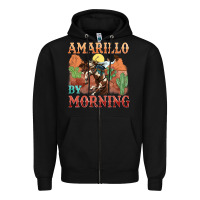 Black amarillo by morning Zipper Hoodie - MaliasSmallBusiness
