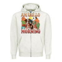 Oatmeal Heather amarillo by morning Zipper Hoodie - MaliasSmallBusiness