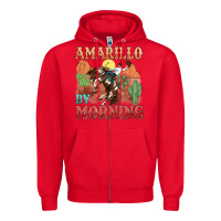 Red amarillo by morning Zipper Hoodie - MaliasSmallBusiness