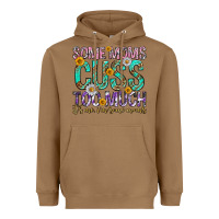 Toasted Coconut some moms cuss too much mothers day Heavyweight Hoodie - texasbilliewilder