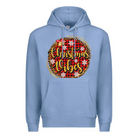 Colony Blue christmas vibes Premium Hoodie - AdoDesignShop