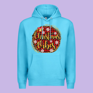 Christmas Vibes Premium Hoodie Designed By Adodesignshop