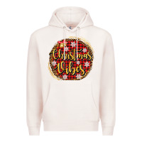 Pale Pink christmas vibes Premium Hoodie - AdoDesignShop