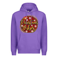 Purple christmas vibes Premium Hoodie - AdoDesignShop