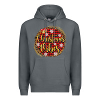 Rock christmas vibes Premium Hoodie - AdoDesignShop