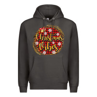 Smoke christmas vibes Premium Hoodie - AdoDesignShop