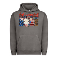 Pigment Tornado Western Star Spangled Baby Cow Urban Hoodie - LillyAllenDesigns