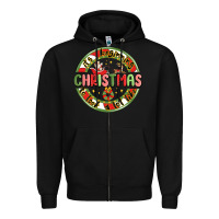 Black it's beginning to look a lot like christmas Zipper Hoodie - MaliasSmallBusiness