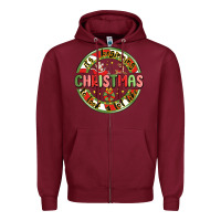 Burgundy it's beginning to look a lot like christmas Zipper Hoodie - MaliasSmallBusiness