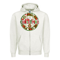 Oatmeal Heather it's beginning to look a lot like christmas Zipper Hoodie - MaliasSmallBusiness