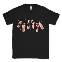 Black ballerina ballet shoes Classic Tee - MaliasSmallBusiness