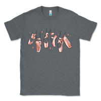 Charcoal Heather ballerina ballet shoes Classic Tee - MaliasSmallBusiness