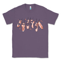 Lavender ballerina ballet shoes Classic Tee - MaliasSmallBusiness