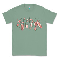 Sage ballerina ballet shoes Classic Tee - MaliasSmallBusiness