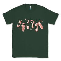 Sports Green ballerina ballet shoes Classic Tee - MaliasSmallBusiness