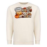 Sandshell wild about pumpkin spice Premium Sweatshirt - CowhideDigitalArt
