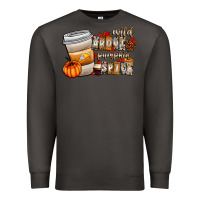Smoke wild about pumpkin spice Premium Sweatshirt - CowhideDigitalArt