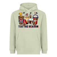Matcha tis' the season american football coffee cups Heavyweight Hoodie - Zillion Design Studio