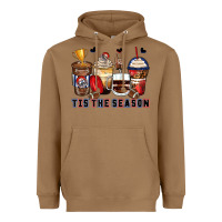 Toasted Coconut tis' the season american football coffee cups Heavyweight Hoodie - Zillion Design Studio