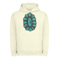 Pigment Pistachio Turquoise Gemstone Jewelry Urban Hoodie - LillyAllenDesigns