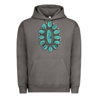 Pigment Tornado Turquoise Gemstone Jewelry Urban Hoodie - LillyAllenDesigns