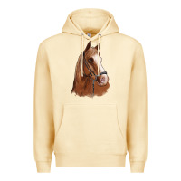 Pina Colada horse portrait Premium Hoodie - Artiststas