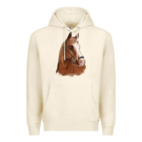 Tofu horse portrait Premium Hoodie - Artiststas