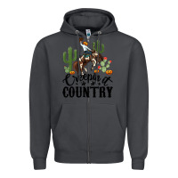 Smoke creepin it country rodeo Zipper Hoodie - MaliasSmallBusiness