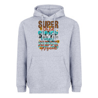 Heather Grey super tired super hungry super pregnant Heavyweight Hoodie - texasbilliewilder