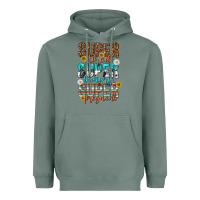 Sage super tired super hungry super pregnant Heavyweight Hoodie - texasbilliewilder