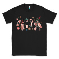 Black christmas ballerina shoes Classic Tee - MaliasSmallBusiness