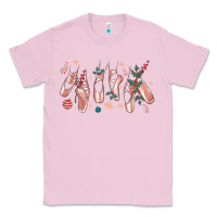 Bubblegum Pink christmas ballerina shoes Classic Tee - MaliasSmallBusiness