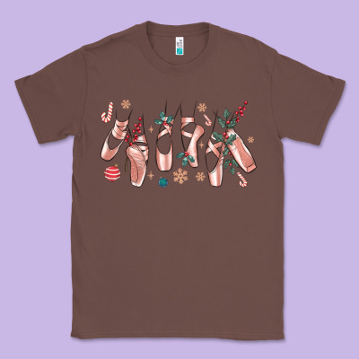 Classic Tee christmas ballerina shoes