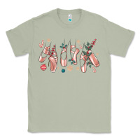 Matcha christmas ballerina shoes Classic Tee - MaliasSmallBusiness