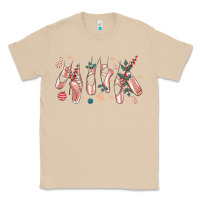 Mushroom christmas ballerina shoes Classic Tee - MaliasSmallBusiness