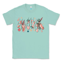 Seafoam christmas ballerina shoes Classic Tee - MaliasSmallBusiness