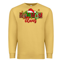 Antique Gold christmas mom mom claus Premium Sweatshirt - FaDigitalArtStudio