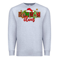 Heather Grey christmas mom mom claus Premium Sweatshirt - FaDigitalArtStudio