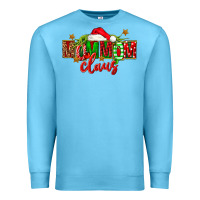 Ocean Blue christmas mom mom claus Premium Sweatshirt - FaDigitalArtStudio