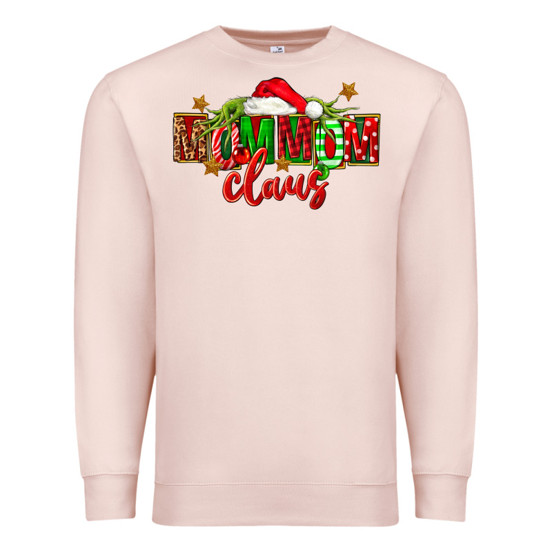 Christmas Mom Mom Claus Premium Sweatshirt by FaDigitalArtStudio | Teevron