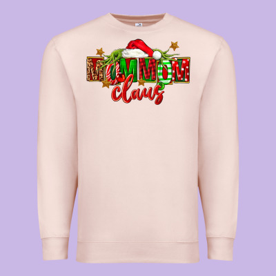 Christmas Mom Mom Claus Premium Sweatshirt Designed By Fadigitalartstudio