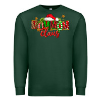 Sports Green christmas mom mom claus Premium Sweatshirt - FaDigitalArtStudio