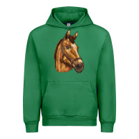 Emerald horse Urban Hoodie - BarkalooDesign