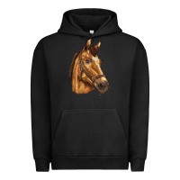 Pigment Black horse Urban Hoodie - BarkalooDesign