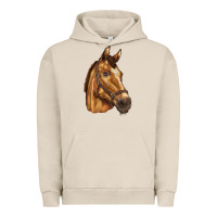 Pigment French Oak horse Urban Hoodie - BarkalooDesign