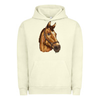 Pigment Pistachio horse Urban Hoodie - BarkalooDesign